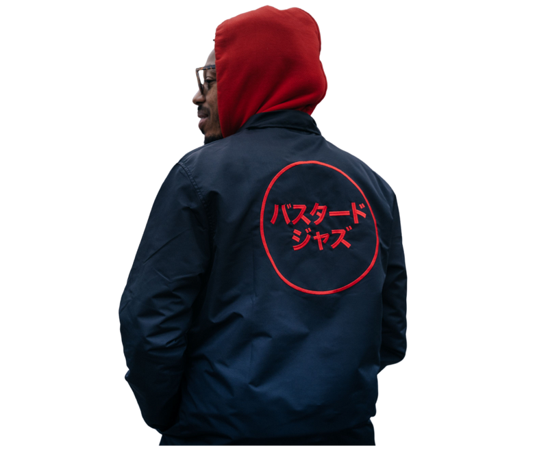 Bastard Jazz Embroidered Japanese Logo Coach Jackets – Bastard Bastard Jazz Embroidered Japanese Logo Coach Jackets – Bastard